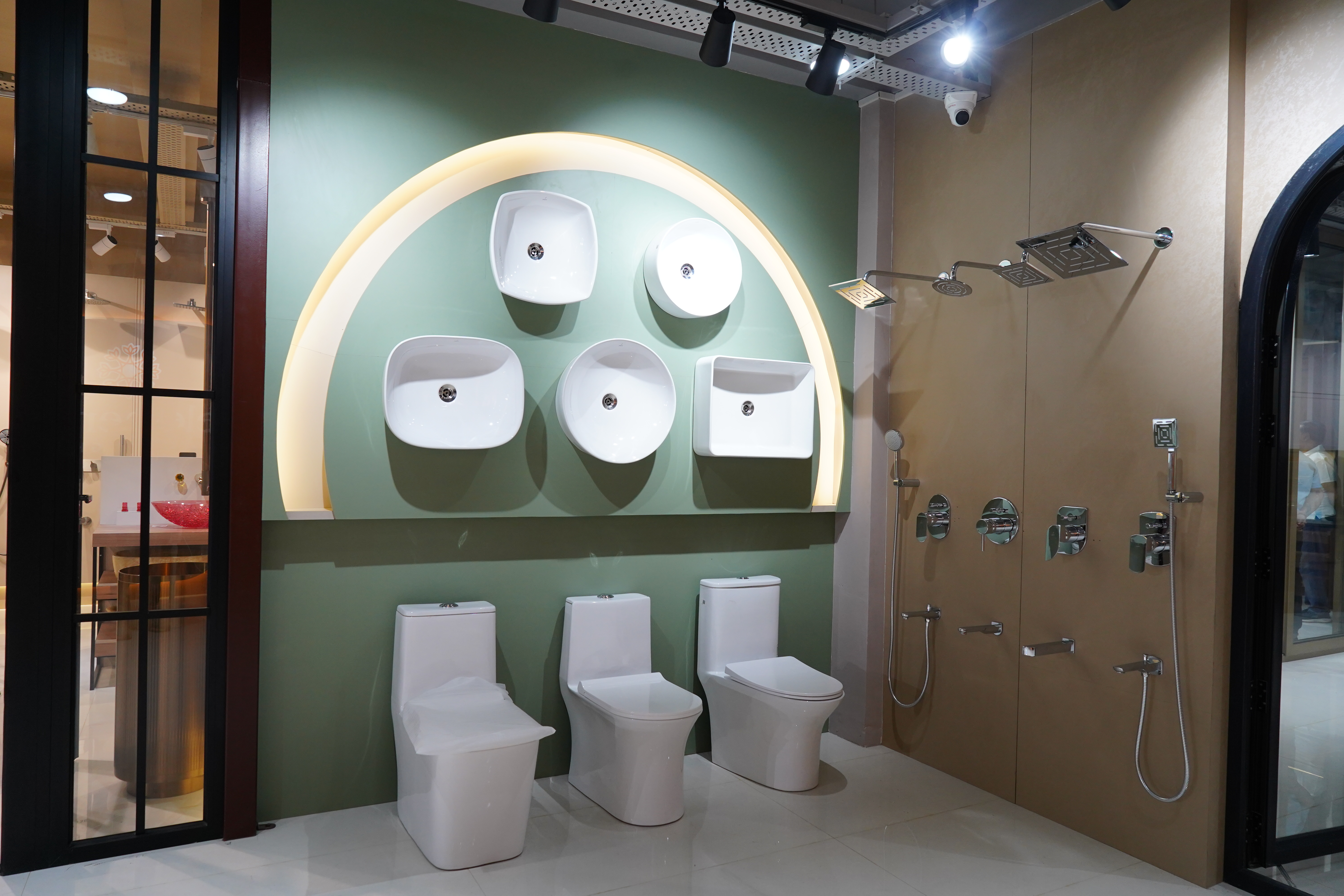 Designer bathroom fittings