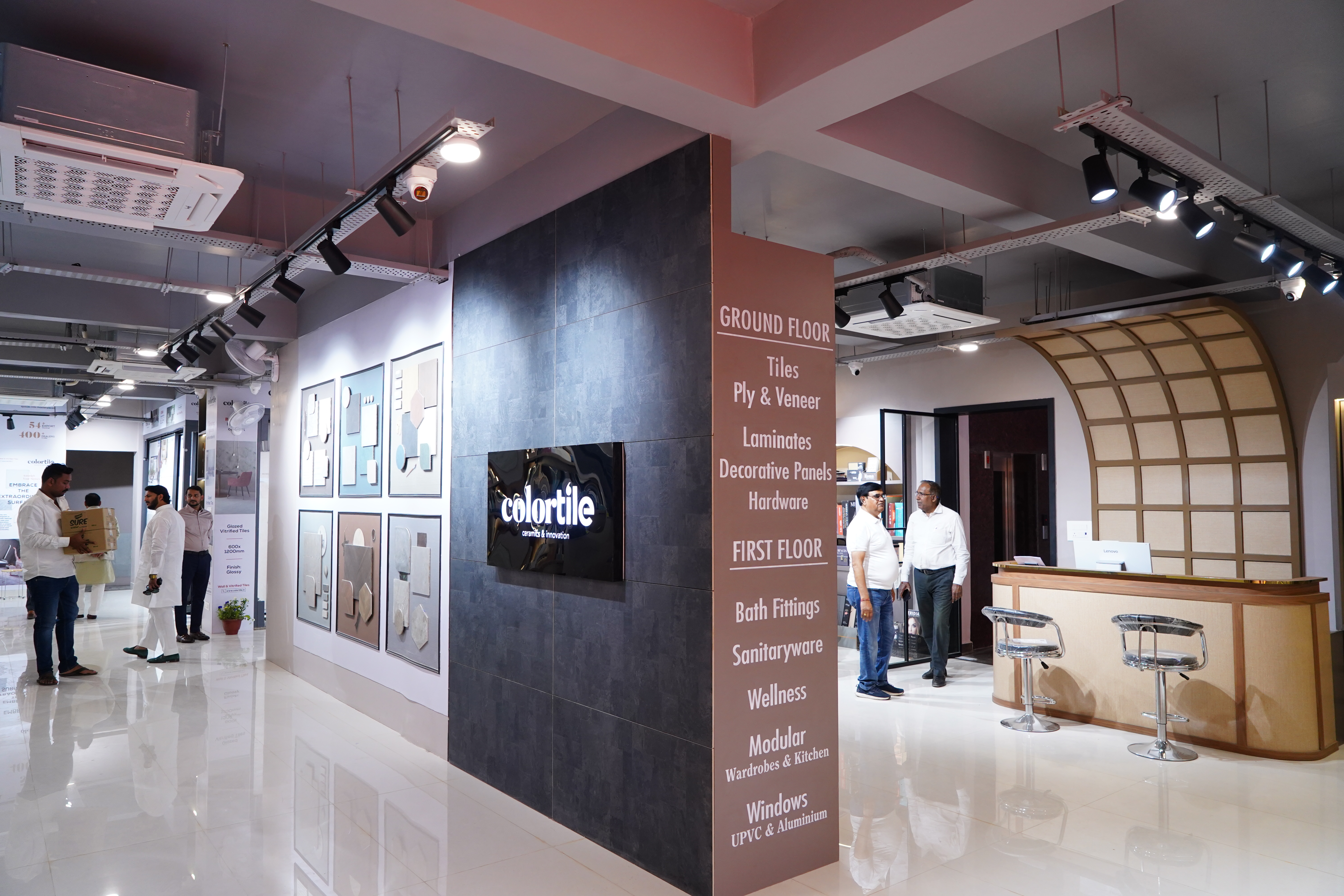 Inside the Elemento showroom